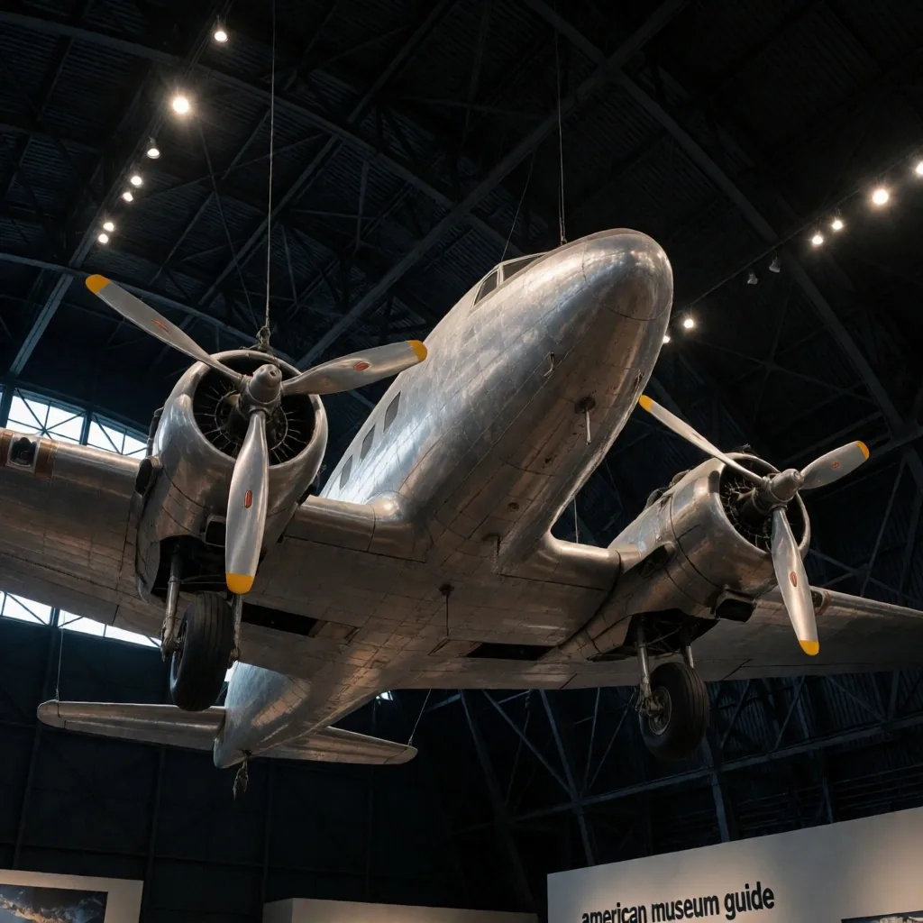 National Air and Space Museum interior with historic aircraft